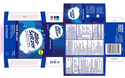 Pdp (Alka Seltzer Pain Tablet Carton)